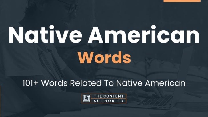 words related to native american
