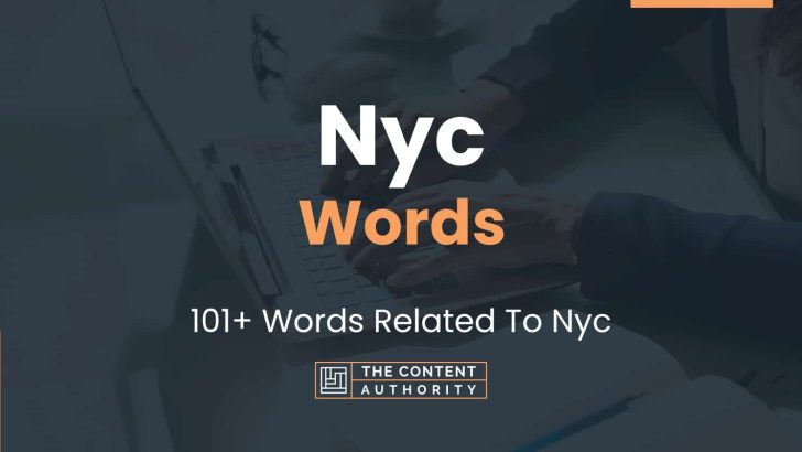 words related to nyc