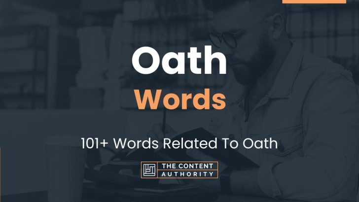 words related to oath
