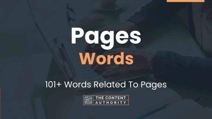 words related to pages
