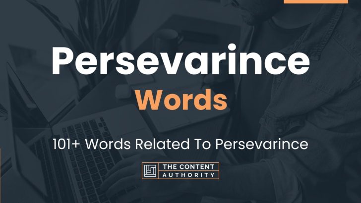words related to persevarince