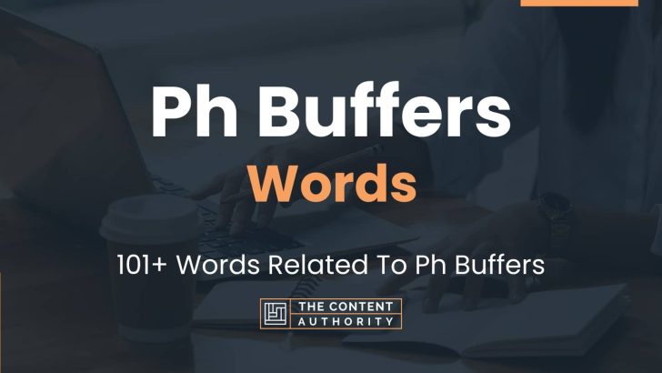 words related to ph buffers