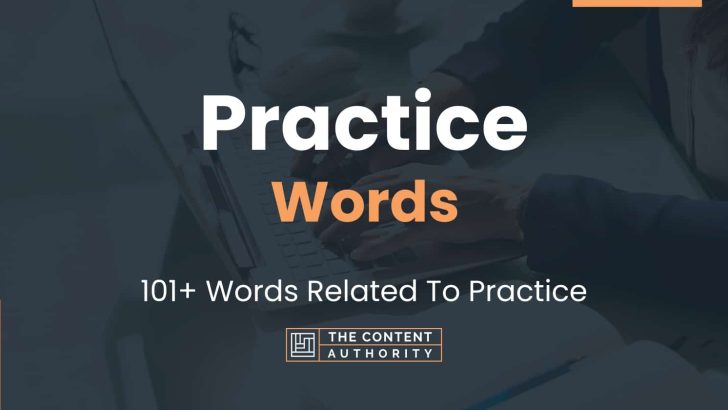 words related to practice