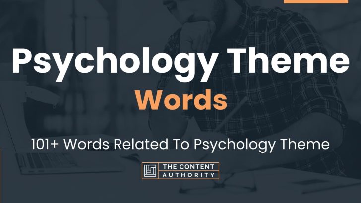words related to psychology theme
