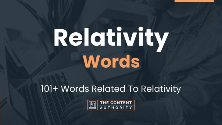 words related to relativity