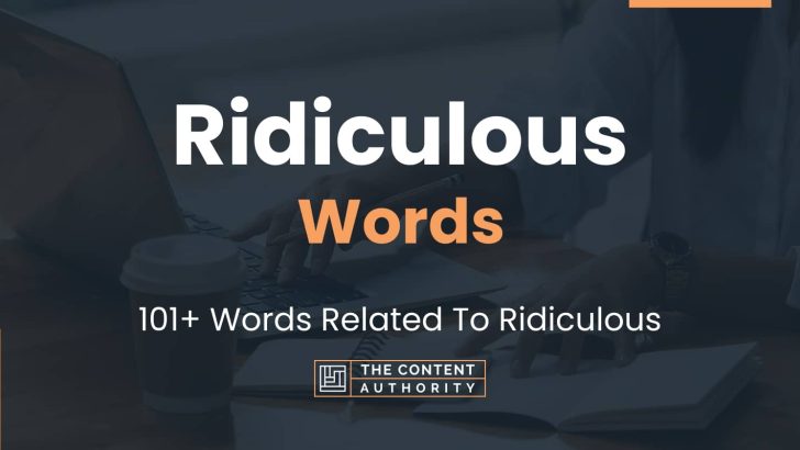 words related to ridiculous