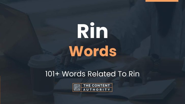 words related to rin