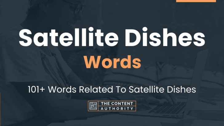 words related to satellite dishes