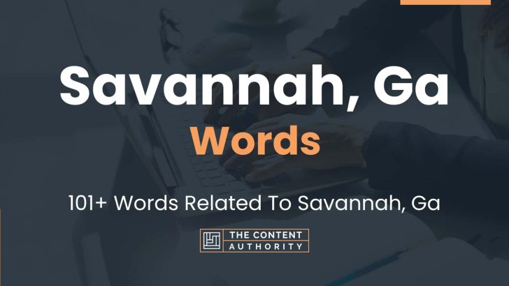 words related to savannah, ga