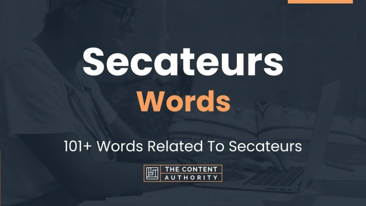 words related to secateurs