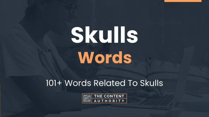 words related to skulls