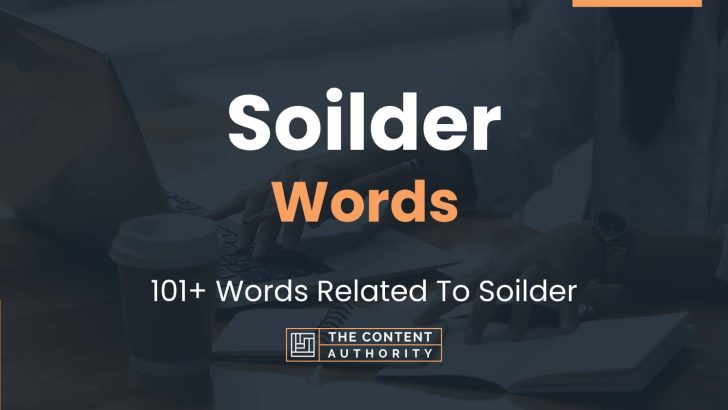 words related to soilder