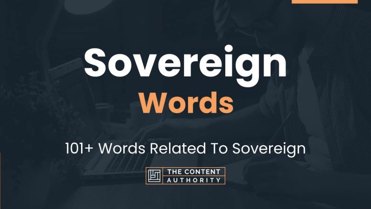 words related to sovereign