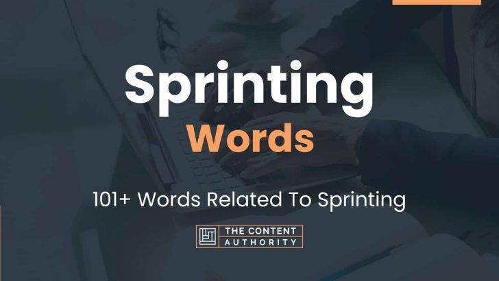 words related to sprinting