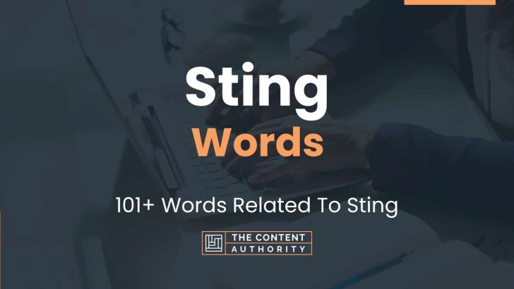 words related to sting