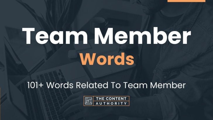 Team Member Words – 101+ Words Related To Team Member