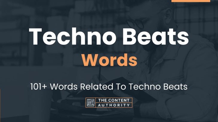 words related to techno beats