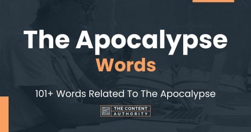 words related to the apocalypse