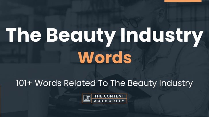 words related to the beauty industry