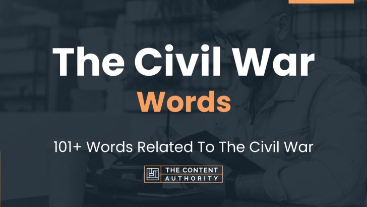words related to the civil war