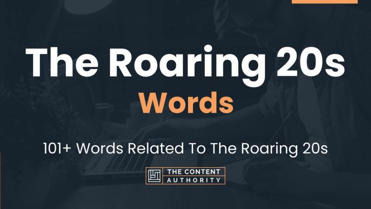 words related to the roaring 20s