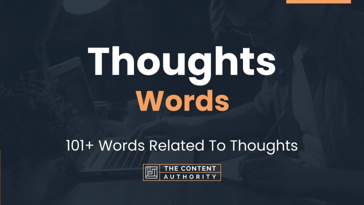 words related to thoughts