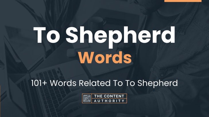 words related to to shepherd
