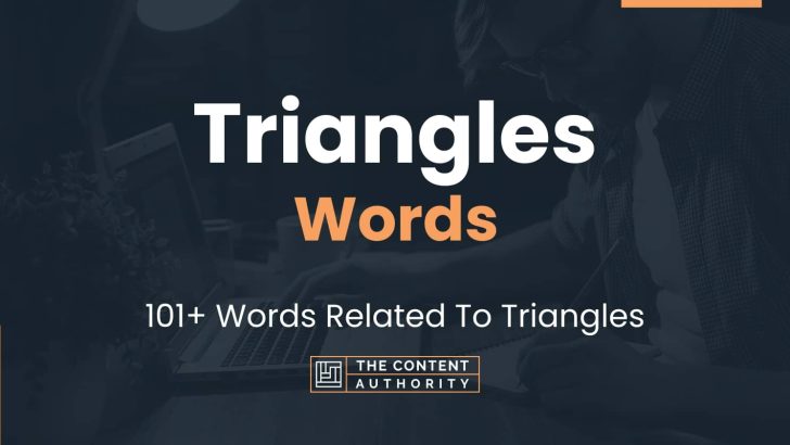 words related to triangles