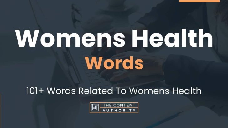 words related to womens health