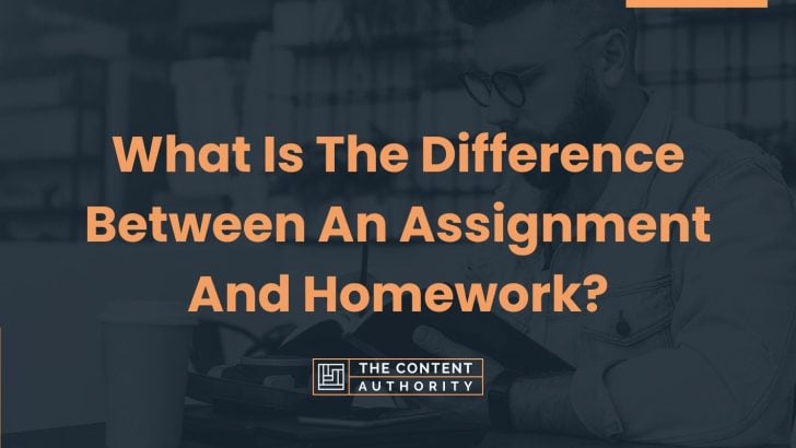 What Is The Difference Between An Assignment And Homework?